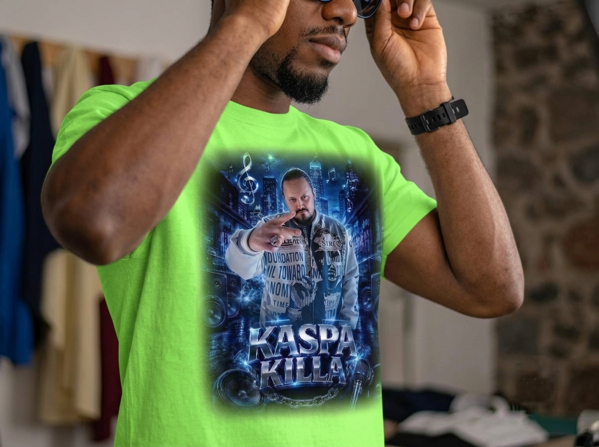 Kaspa Killa hoodie and hat sizing reference