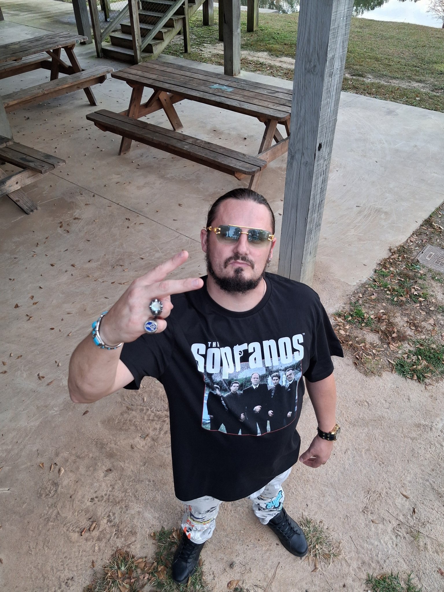 Kaspa Killa at a park pavilion