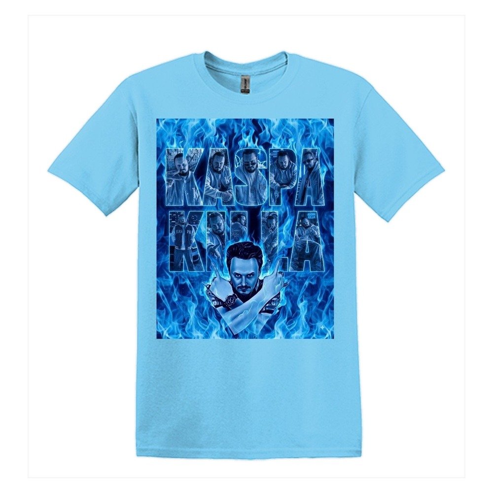 Blue Kaspa Killa Blue Nocturnal Fire T-shirt