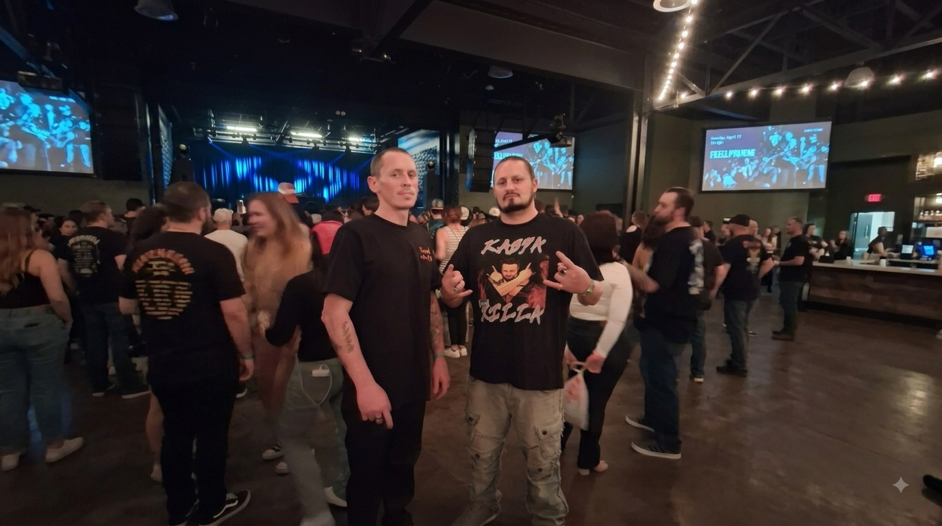Kaspa Killa with $toney in the crowd at a show