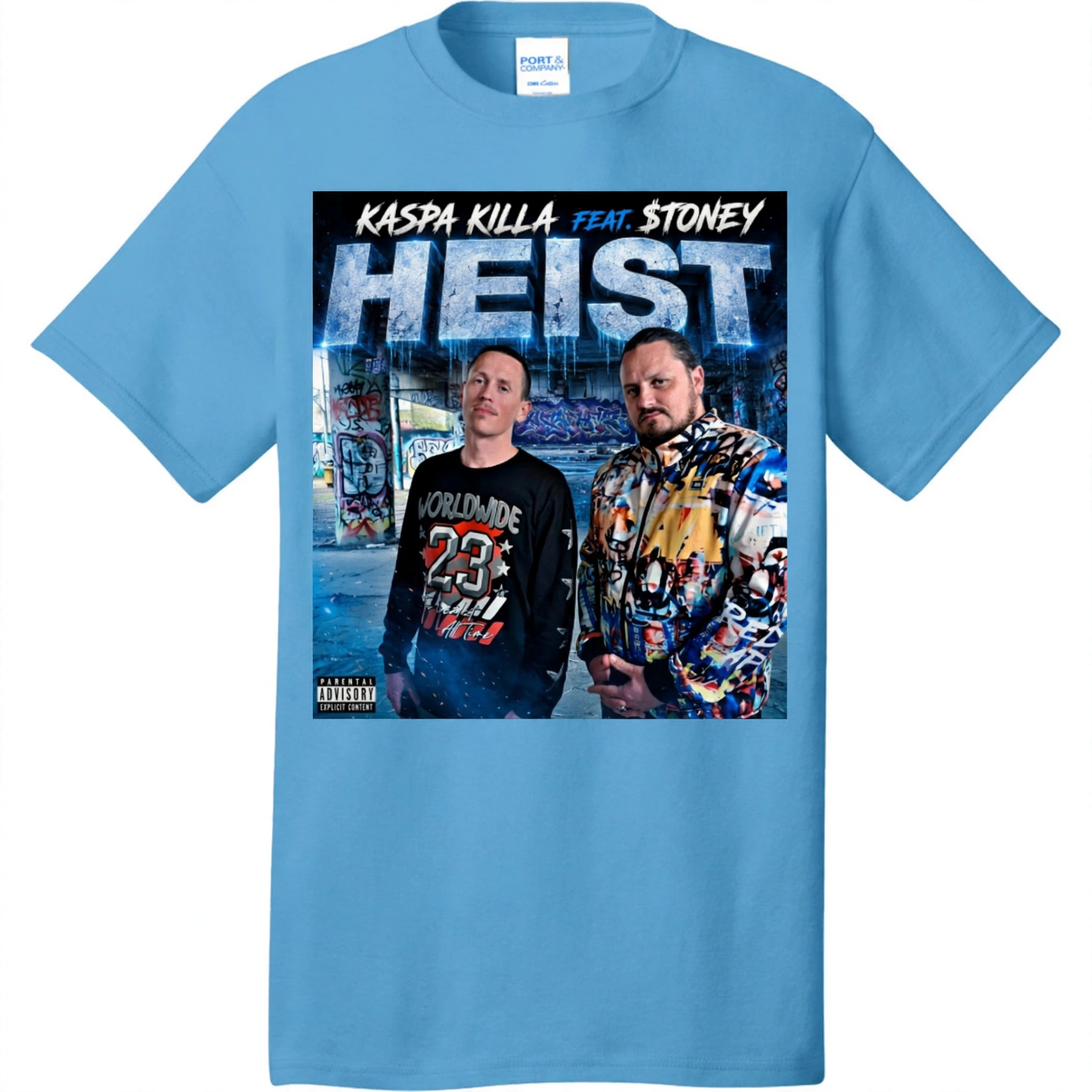 Blue Kaspa Killa Heist T-shirt