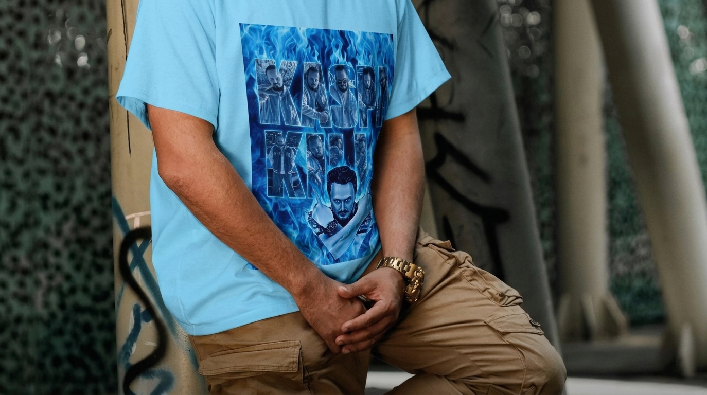 Kaspa Killa authentic artist merchandise graphic